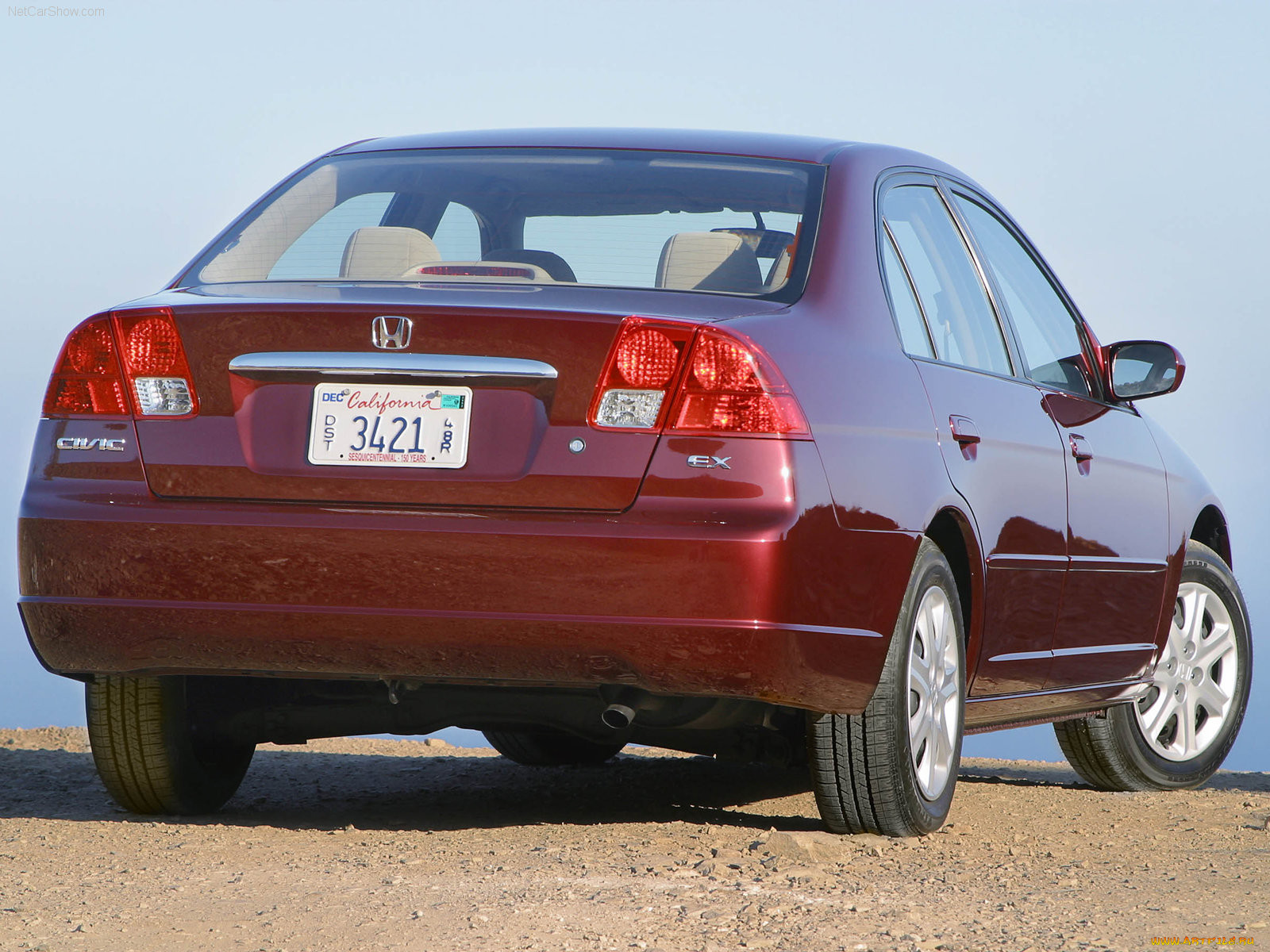 honda, civic, sedan, 2003, 